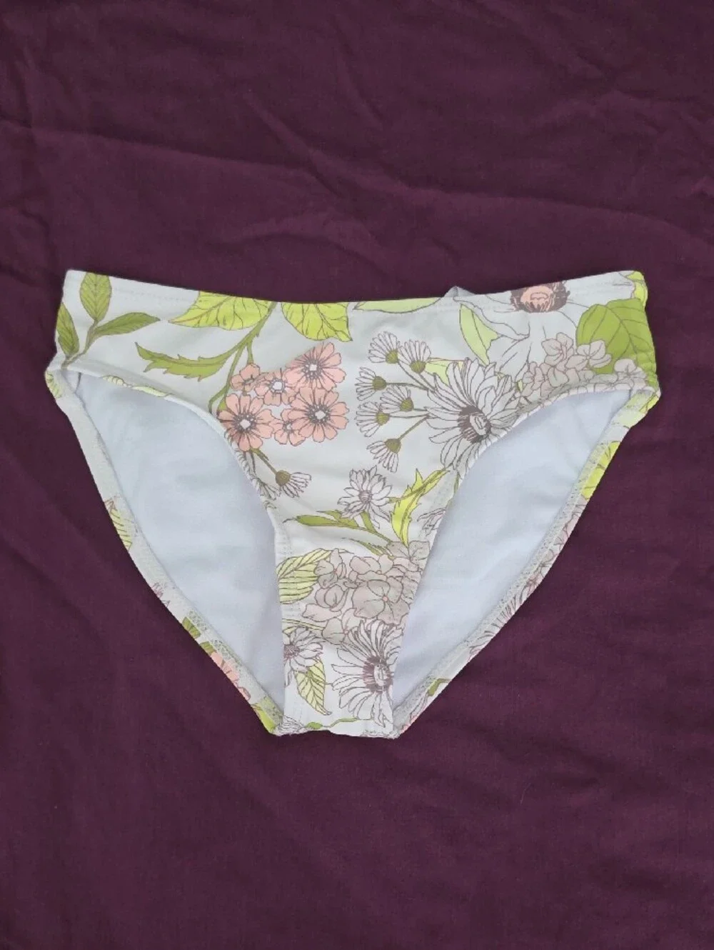 Volcom Neon Yellow and Floral Girls' Long Sleeve Rashguard Set
